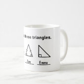 Mug Nommer Ces Triangles, Drôle Math Dit, Client (Devant droit)