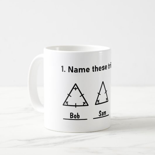 Mug Nommer Ces Triangles, Drôle Math Dit, Client (Devant gauche)