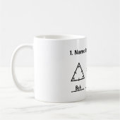 Mug Nommer Ces Triangles, Drôle Math Dit, Client (Gauche)