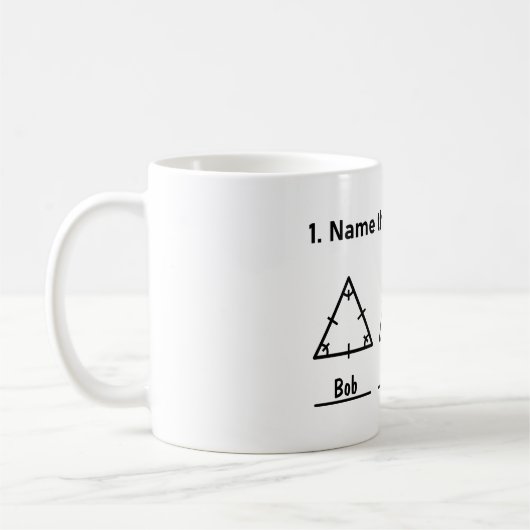 Mug Nommer Ces Triangles, Drôle Math Dit, Client (Gauche)