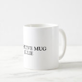 Mug Noms amusants sur les collègues du café sensible (Devant droit)