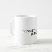 Mug Noms amusants sur les collègues du café sensible (Devant gauche)