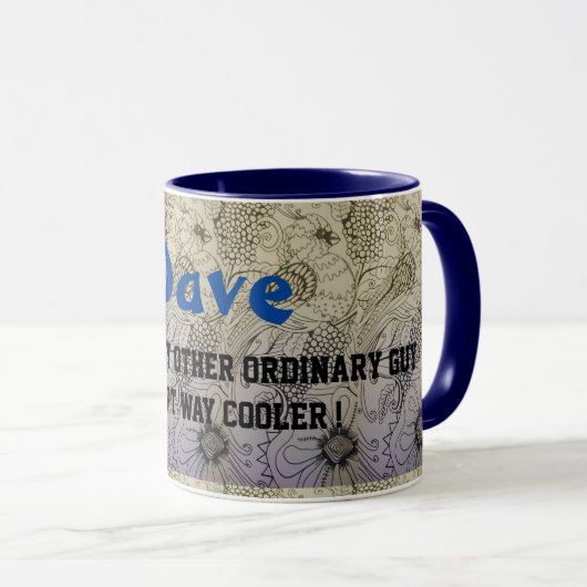 Mug - Noms (Dave) (Devant droit)