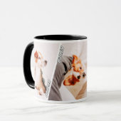 Mug Noms de 3 photos de collage multi-propriétaire d'a (Devant gauche)