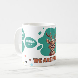 Mug Noms de boissons de famille de rennes festifs Cade