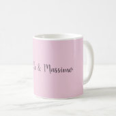 Mug Noms de couple classiques uniques professionnels (Devant droit)