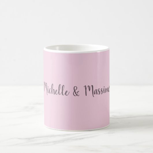 Mug Noms de couple classiques uniques professionnels (Centre)
