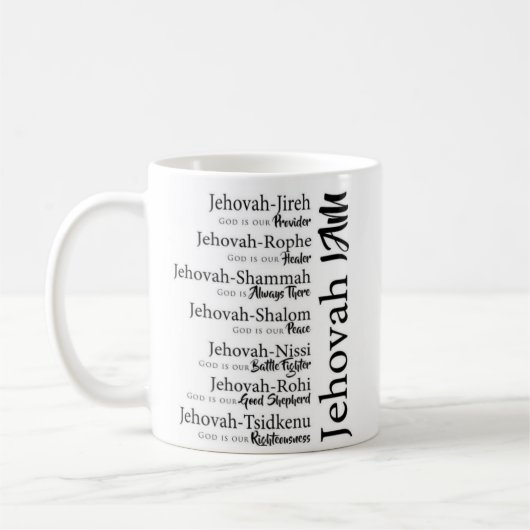 Mug noms de Jéhovah (Gauche)
