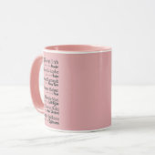 Mug Noms de Jéhovah (Devant gauche)