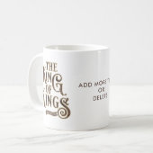 Mug Noms de Jésus Christ Le Roi des Rois Bible (Devant gauche)