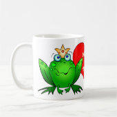 Mug Noms de l'amour de la princesse grenouille prince (Gauche)
