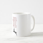 Mug Noms des rennes Rudolph, Comet, Blixen Reindeer (Devant droit)