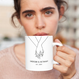 Mug Noms et année de création d'un couple