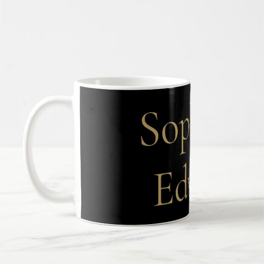 Mug Noms Noir Et Or (Gauche)