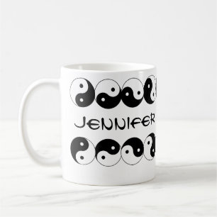 Mug Noms Yin Yang Symboles Tournants