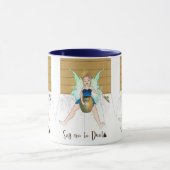 Mug Non à la poussière (couleur) (Centre)