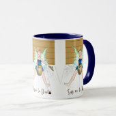 Mug Non à la poussière (couleur) (Devant droit)