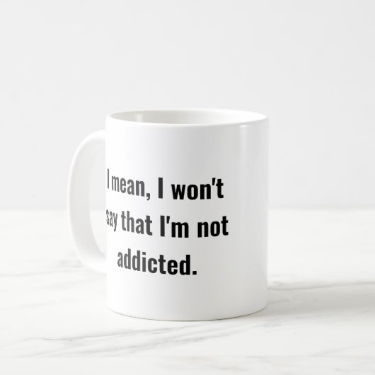 Mug Non Addicé (Devant gauche)