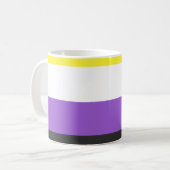 Mug non binaire (Devant gauche)
