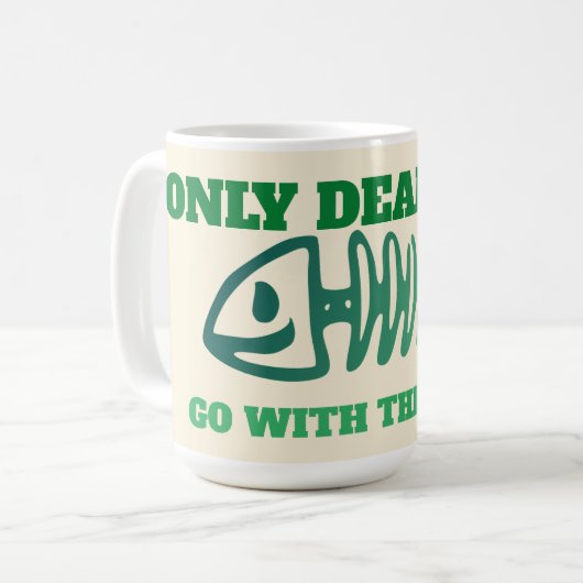 Mug Non Conformiste - Ne Pas Aller Avec Le Flux (Devant gauche)