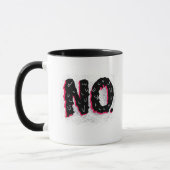 Mug Non : Déclaration négative manuscrite (Gauche)