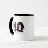 Mug Non : Déclaration négative manuscrite (Devant gauche)