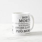 Mug "Non è morto..." - Il verso del Necronomicon (Devant droit)