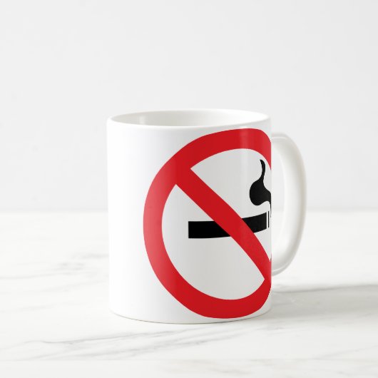 Mug Non-fumeurs (Devant droit)