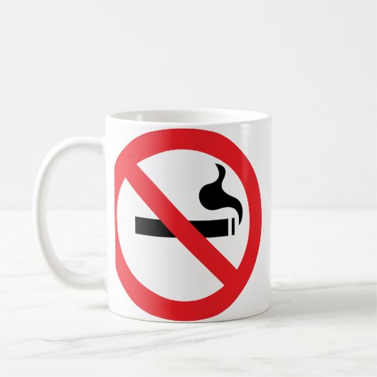 Mug Non-fumeurs (Gauche)