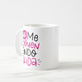 Mug Non, j'ai été éveillé, et chida, espagnol (Devant gauche)
