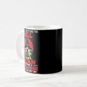 Mug Non je ne peux pas aller en enfer Satan a toujours (Devant gauche)