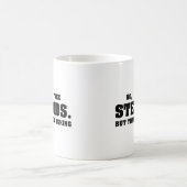 Mug Non, je ne prends pas de café stéroïdes (Centre)