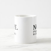 Mug Non. Je vais retourner au lit. (Centre)