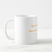 Mug Non mon cirque. Non mes singes (Gauche)