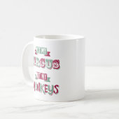 Mug Non mon cirque - non mes singes (Devant gauche)