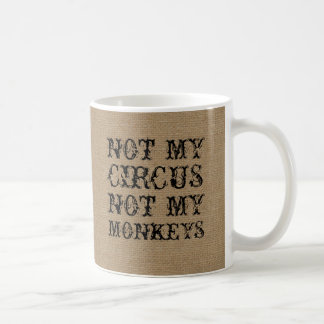 Mug Non mon cirque non mon énonciation polonaise drôle