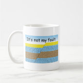 Mug Non mon défaut (Gauche)