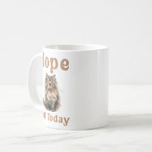 Mug Non Pas Aujourd'Hui, Chat Drôle (Devant gauche)