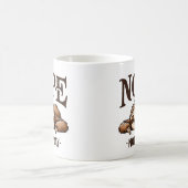 Mug "Non, pas aujourd'hui" Mignonne Fantaisie Dormir (Centre)