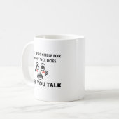 Mug Non responsable de mon visage (Devant gauche)