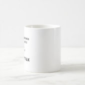 Mug Non responsable de mon visage (Centre)