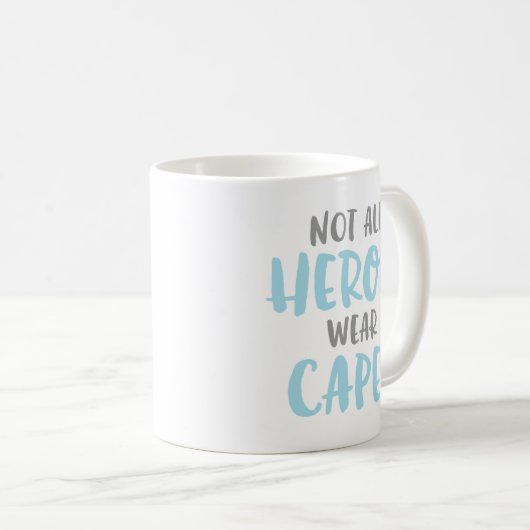 Mug Non tous les caps d'usage de héros (Devant droit)