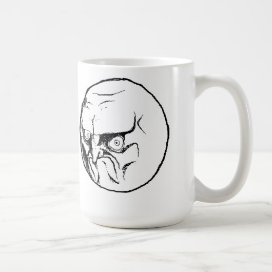 Mug NON Visage de rage (Droite)