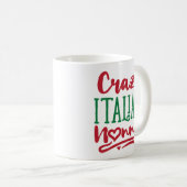 Mug Nonna italienne folle (Devant droit)