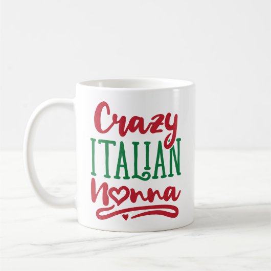 Mug Nonna italienne folle (Gauche)