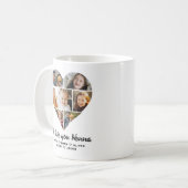 Mug Nonna We Love you Hearts Modern Photo Collage (Devant gauche)