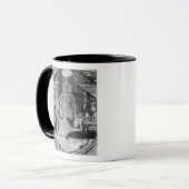 Mug Nonnes servant la nourriture aux patients au (Devant gauche)