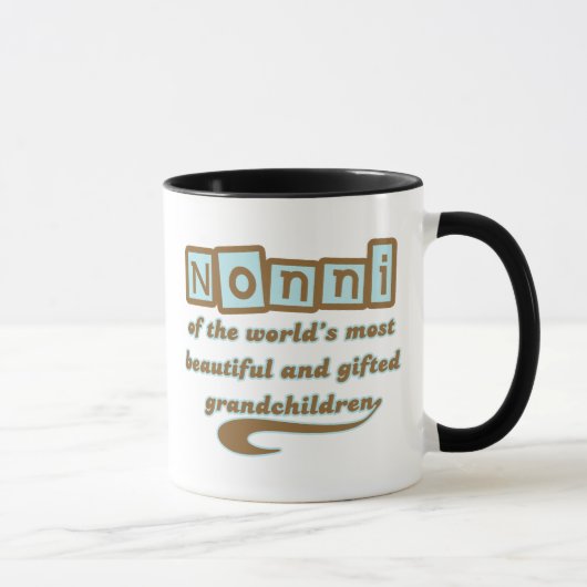 Mug Nonni des petits-enfants doués (Droite)