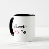 Mug Nonnie m'aime (Devant gauche)