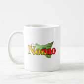 Mug Nonno avec la carte de la Sicile (Gauche)